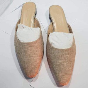 Club Monaco ZAYDIE MULE Flat Slides Size 38.5